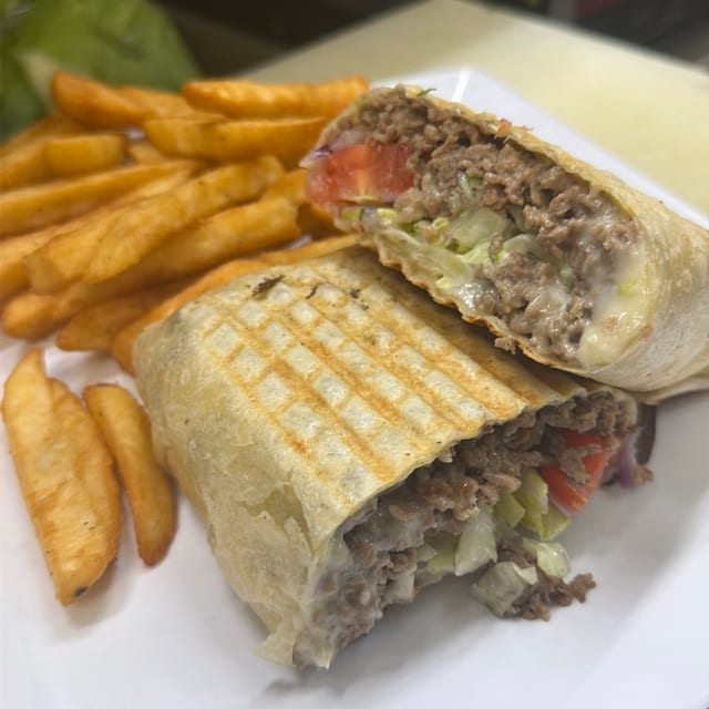 Cheesesteak or Chicken Cheesesteak.