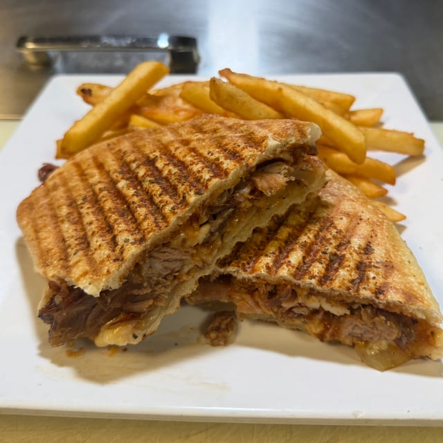 Pulled Pork Panini.