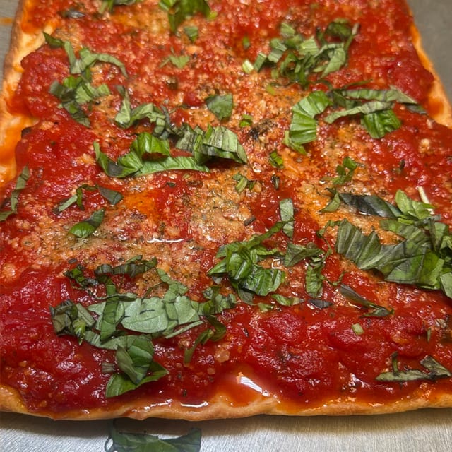 Sicilian Tomato Pie.