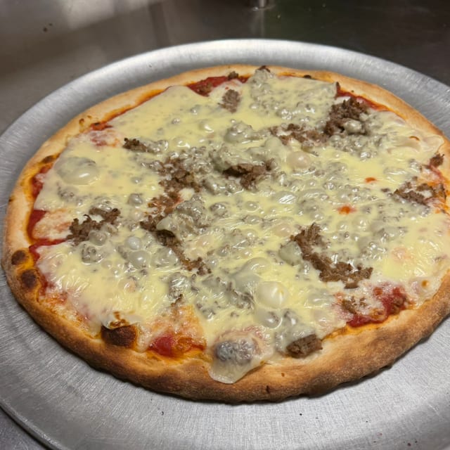 Cheesesteak Pizza.