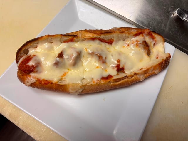 Eggplant Parmigiana.
