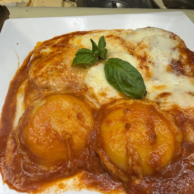 Baked Cheese Ravioli.