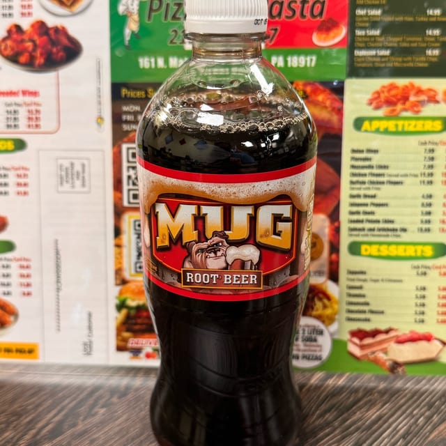Mug Root Beer 20 oz Bottle.