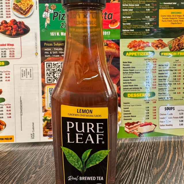 Pure Leaf Lemon Tea.