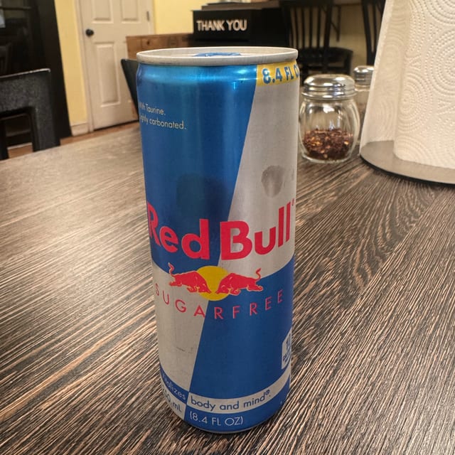 Red Bull Sugar Free.