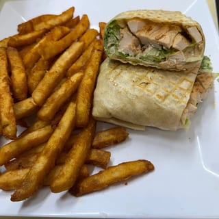 Chicken Caesar Salad - Grilled Panini & Wraps