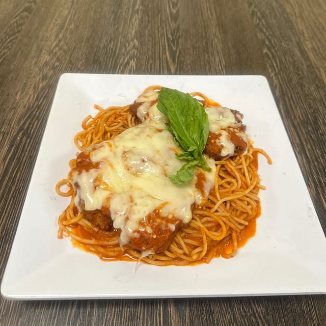 Chicken Parmigiana.