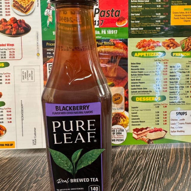 Pure Leaf Blackberry Tea.