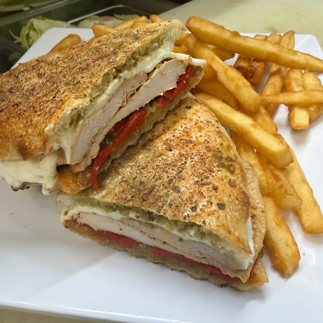 Chicken Pesto.