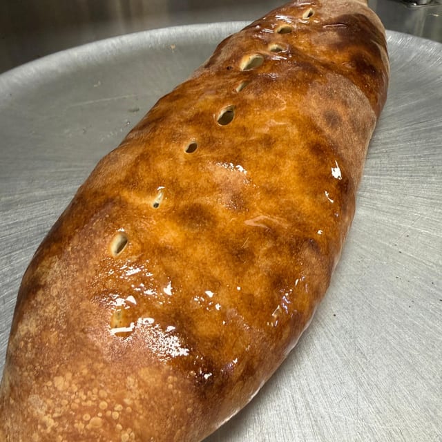Buffalo Chicken Stromboli.