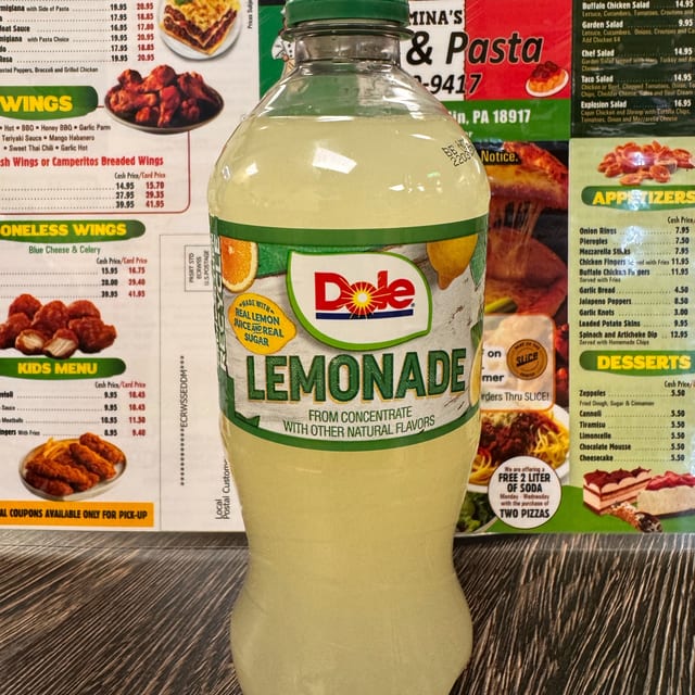 Lemonade 20 oz Bottle.