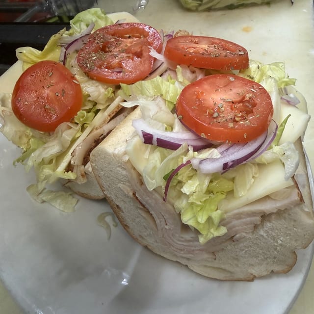 Turkey & Provolone Hoagie.