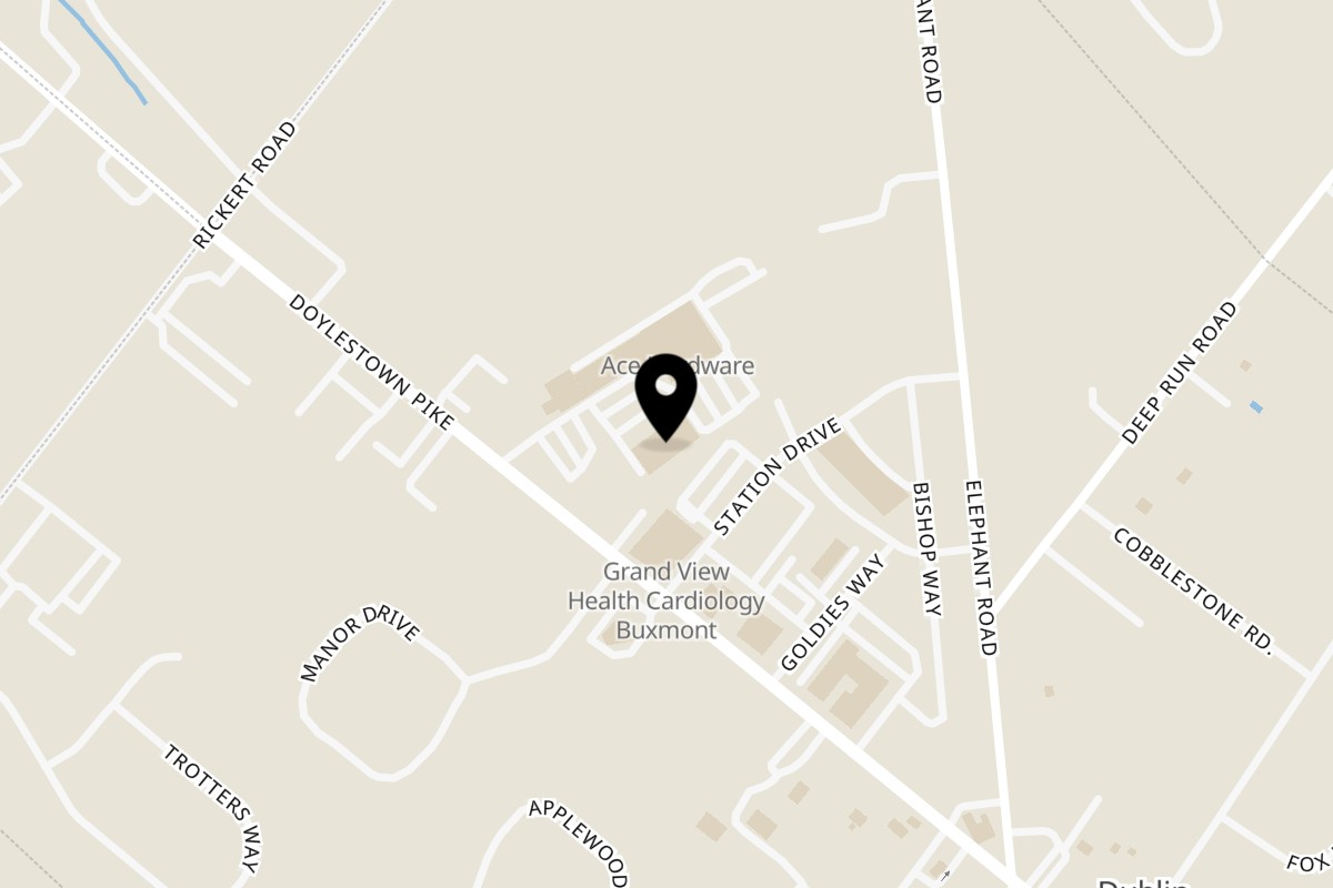 Map showing the location of Taormina's Pizza & Pasta on 161 N Main St in Dublin